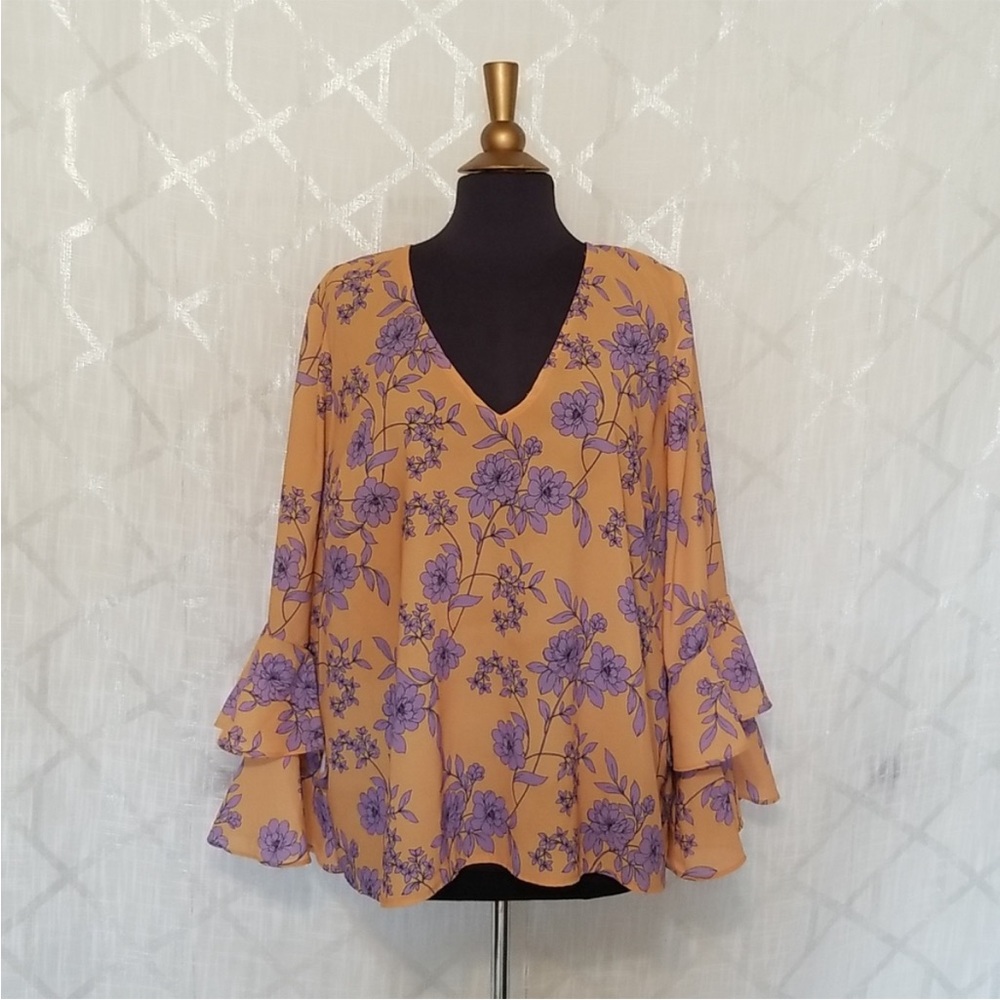Eloquii Women's Floral Top Sz 18 NWT - Picture 9 of 10